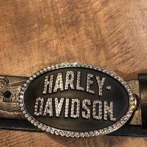 Ladies Harley buckle & belt